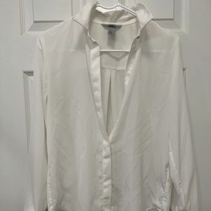 White Button Up Blouse